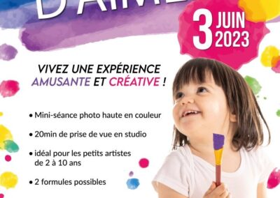 Pour une mini-séance photo haute en couleur! 